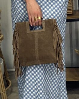 Bolso Flecos marrón