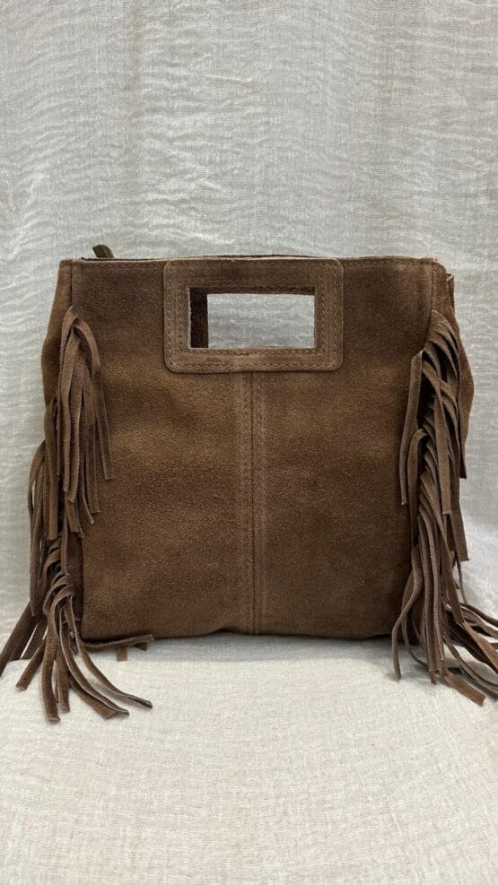 Bolso Flecos marrón - Imagen 2