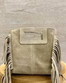 Bolso mini beige